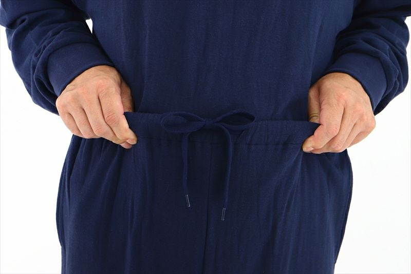 メンズ｜光電子(R)ニットガーゼ 無地 長袖 上下セット｜快眠ラボ公式