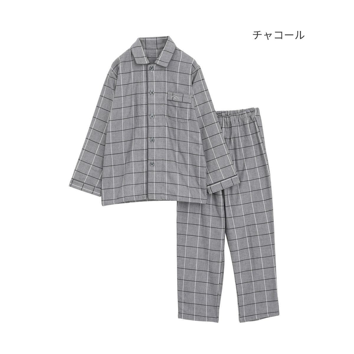 メンズ｜雲ごこちガーゼ起毛 3重ガーゼ 格子柄｜快眠ラボ公式｜メンズ