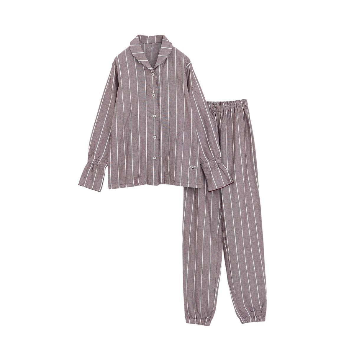 レディース｜雲ごこちガーゼ起毛 3重ガーゼ 手足すっぽり12分丈（三橋